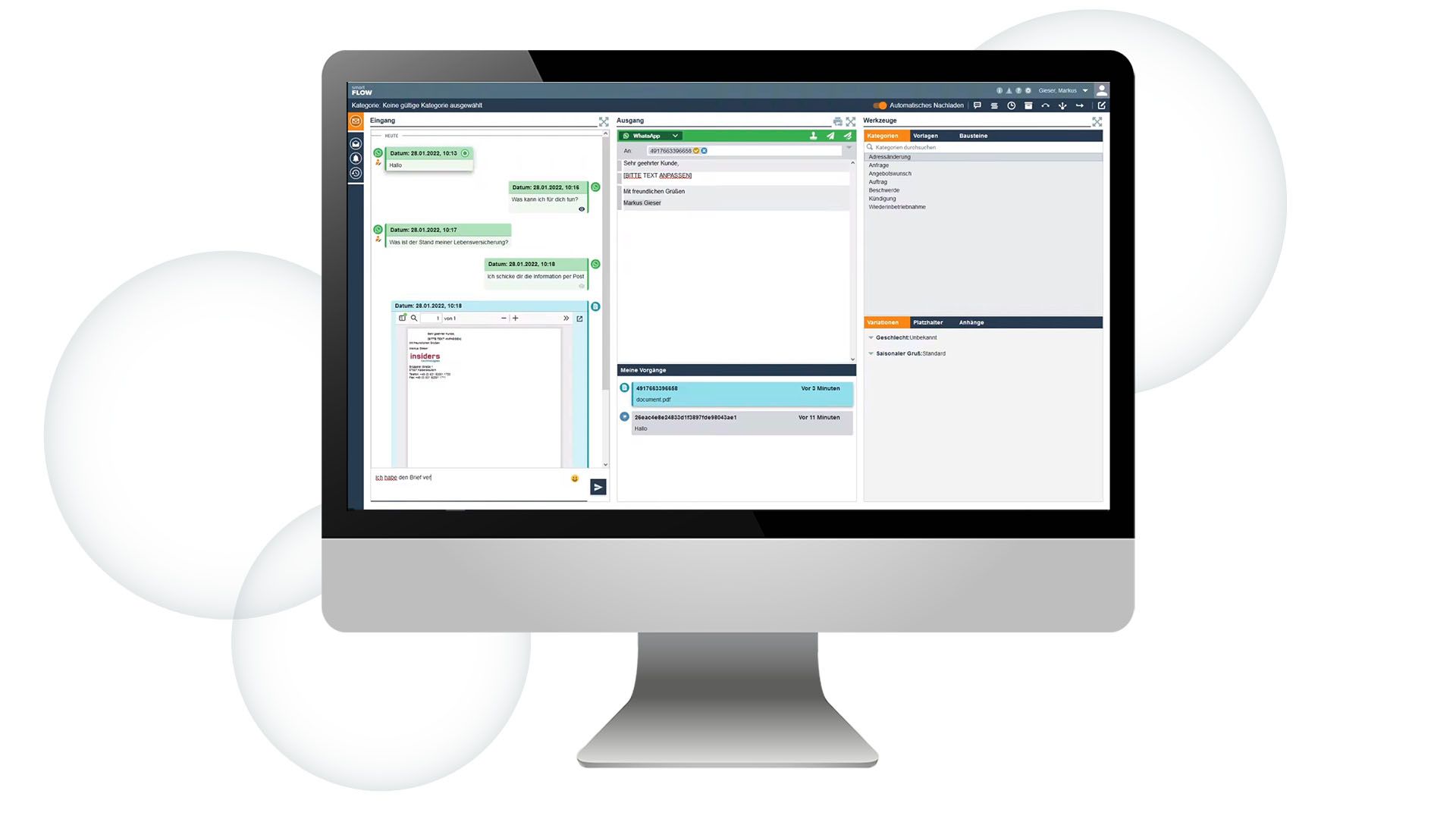 Desktop Bubbles groser