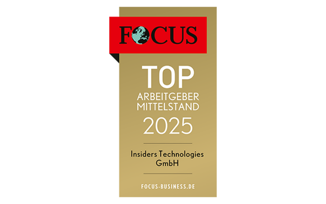 Aus­zeich­nung als Top-Arbeit­geber Mit­tel­stand 2025